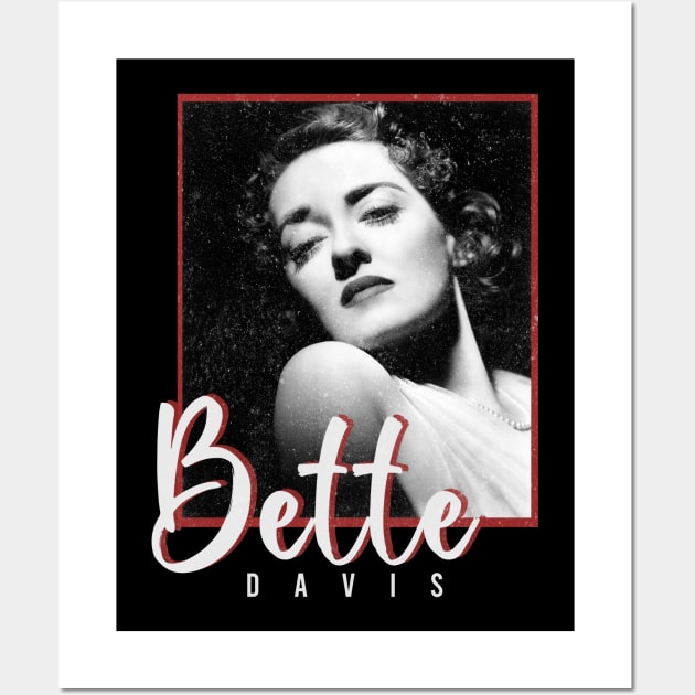 bette davis vintage style for bette Wall Art by OnimakoArt